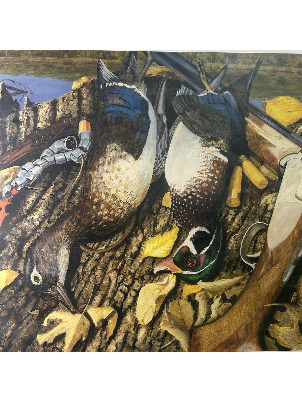 Steve Hamrick "Just Rewards” S/N Limited Edition Wood Duck Art Print 1141/6000